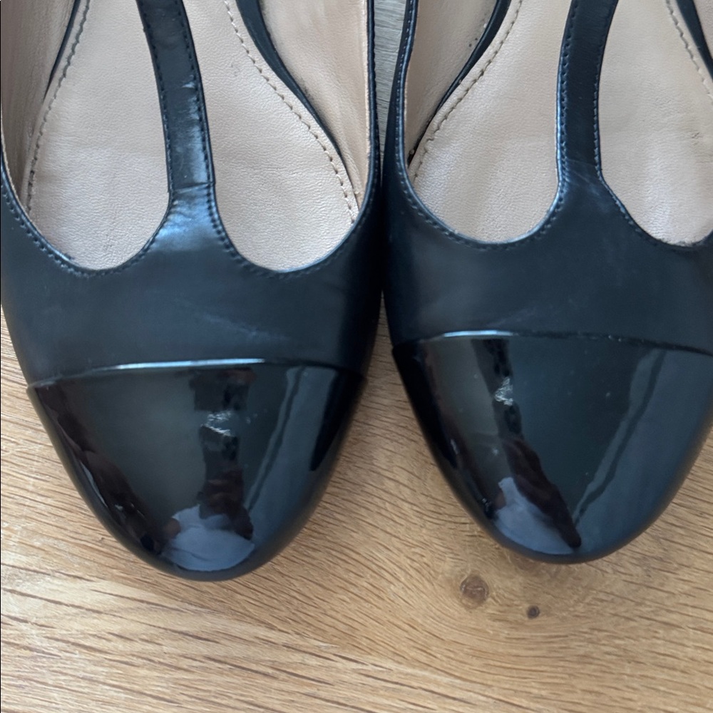 Tory Burch Leather Mary Jane Flats Size 9 - Picture 9 of 9